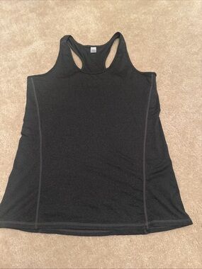 Men's Black Performance Tank Top